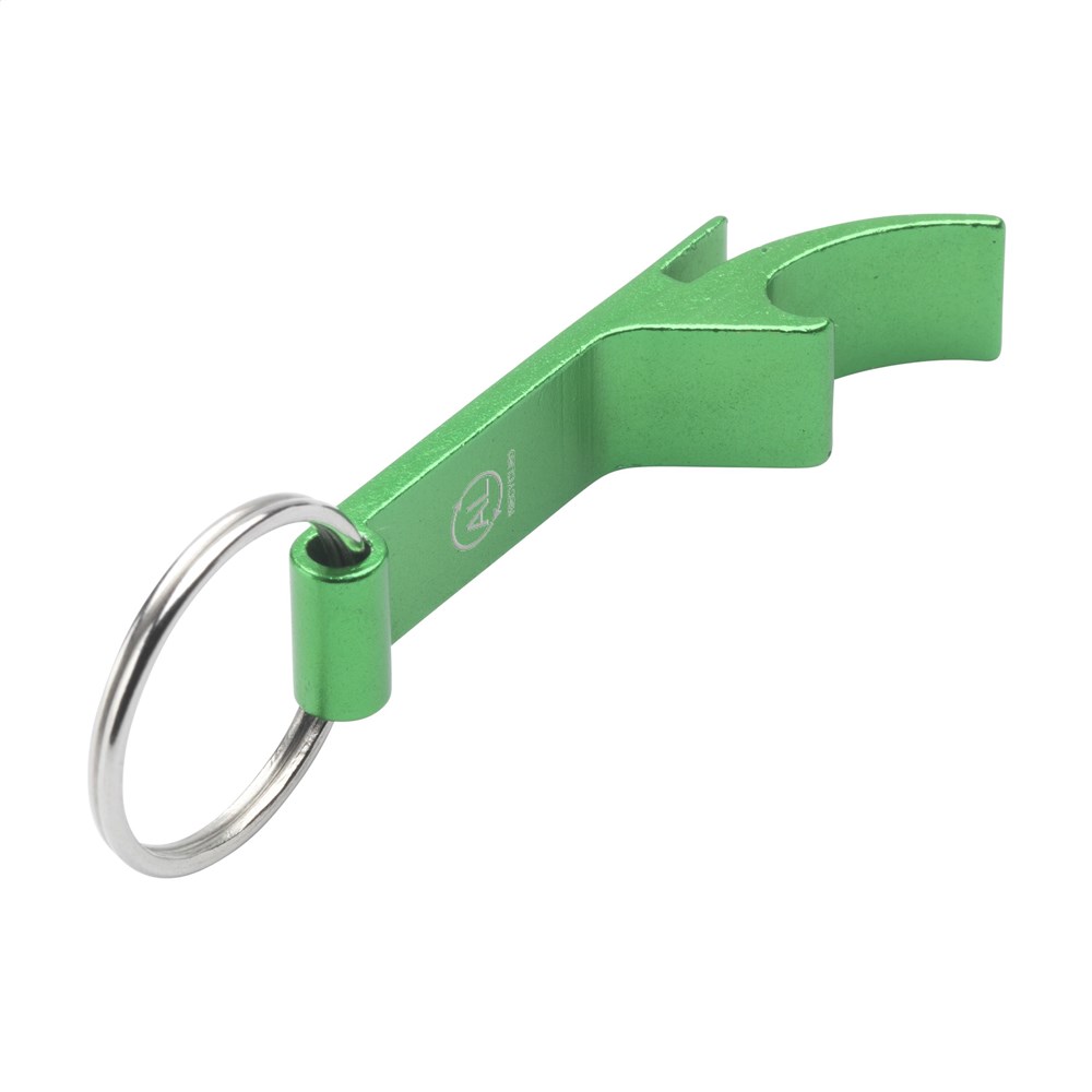 Opener GRS Recycled Aluminium sleutelhanger