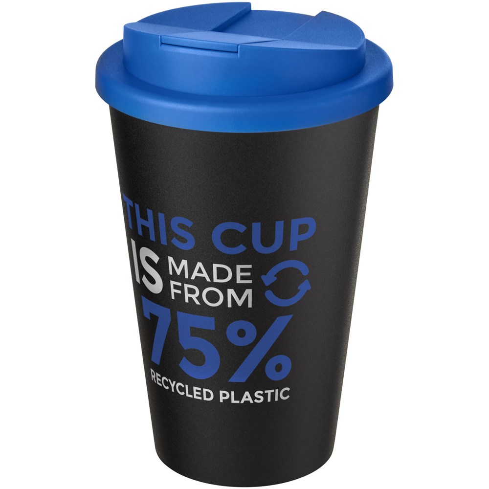 Americano® Eco 350 ml gerecyclede beker met spill-proof deksel