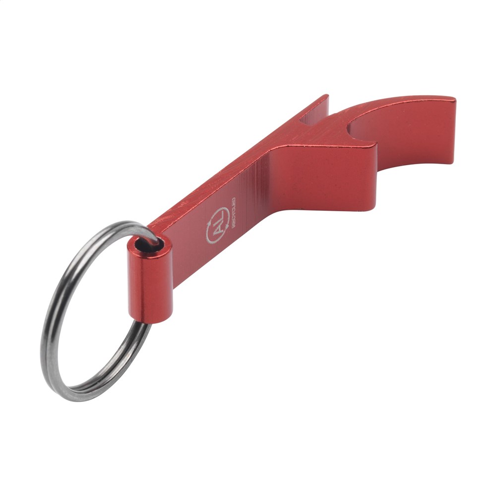 Opener GRS Recycled Aluminium sleutelhanger