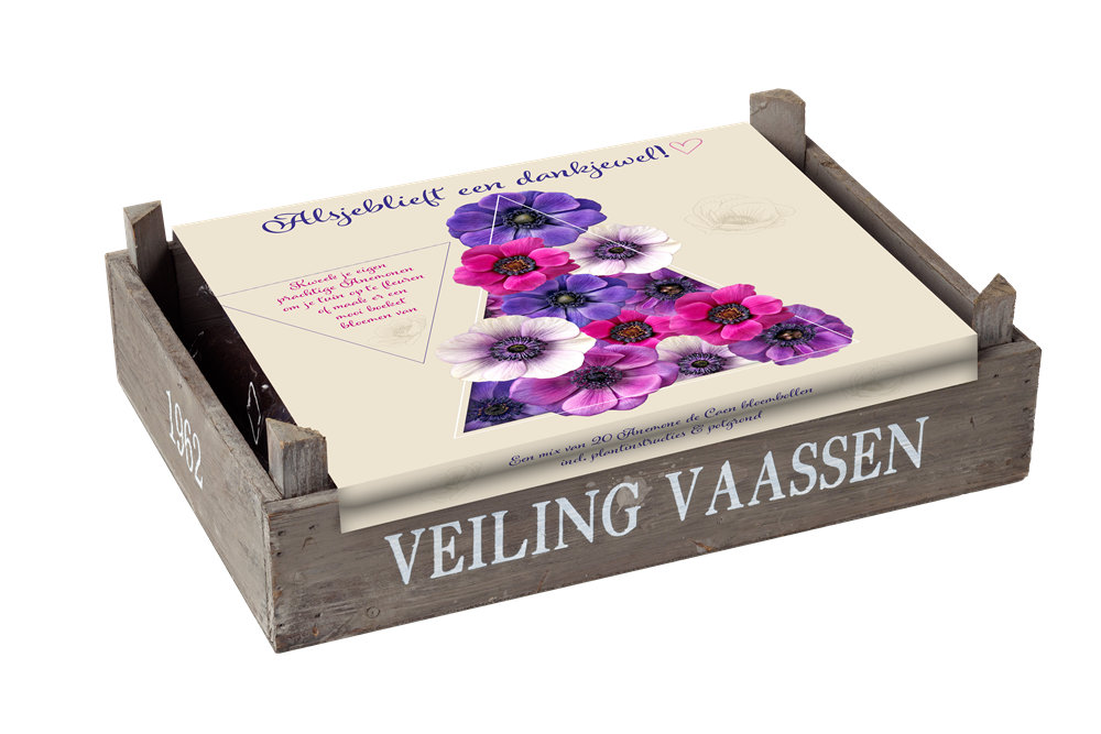 Alsjeblieft een Dankjewel - Anemonen - VV kistje