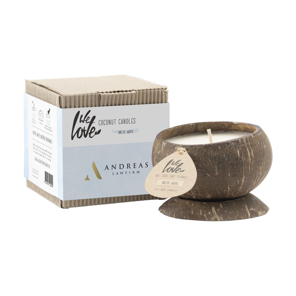 We Love The Planet Coconut Candle kaars